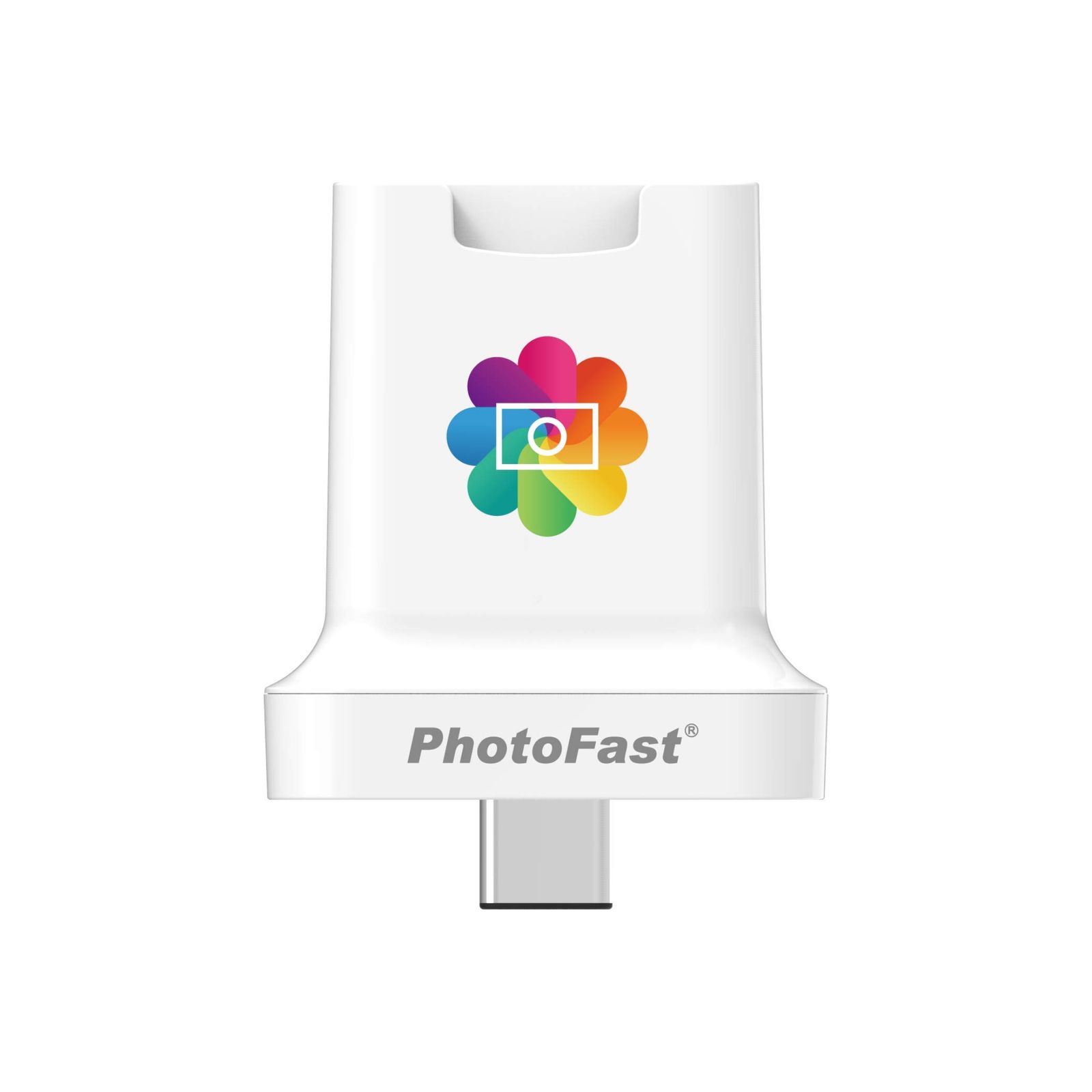 PhotoFast PhotoCube C USB PD 充電と同時にバックアップをするmicroSDカードリーダー ホワイト PHOTOCUBEC