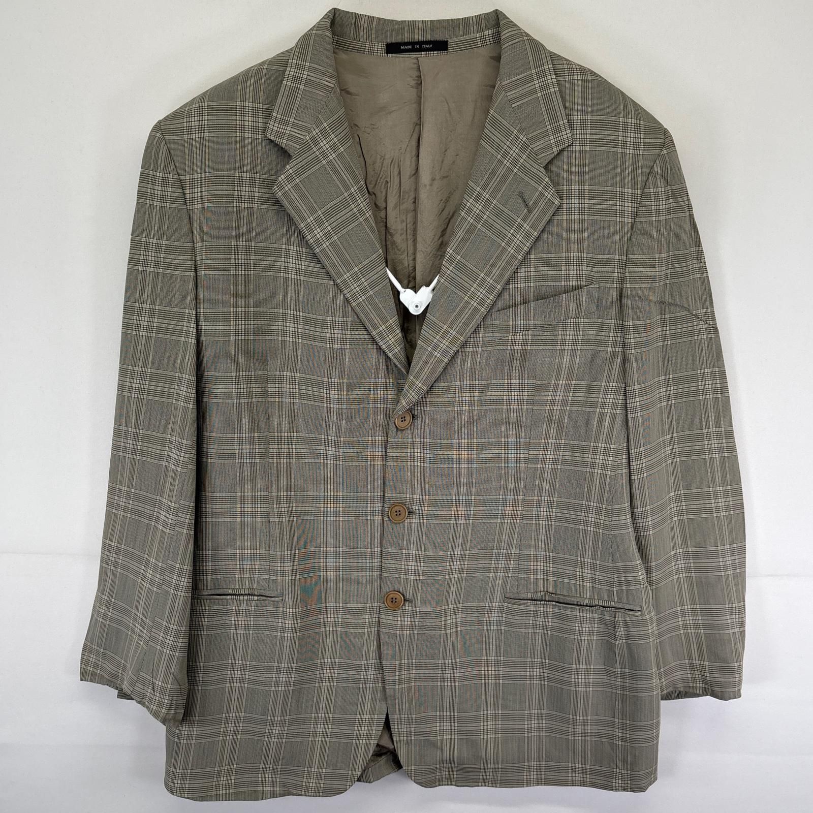 C54 美品　エンポリオアルマーニ　テーラードジャケット　グレー系　40表記 ARMANI COLLEZIONI - イタリア製 ARMANI COLLEZIONI アルマーニ