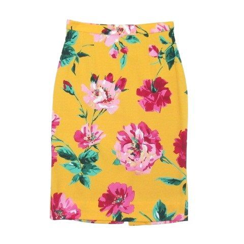 【D&G】花柄スカート 膝丈タイト D&G】花柄スカート 膝丈タイト