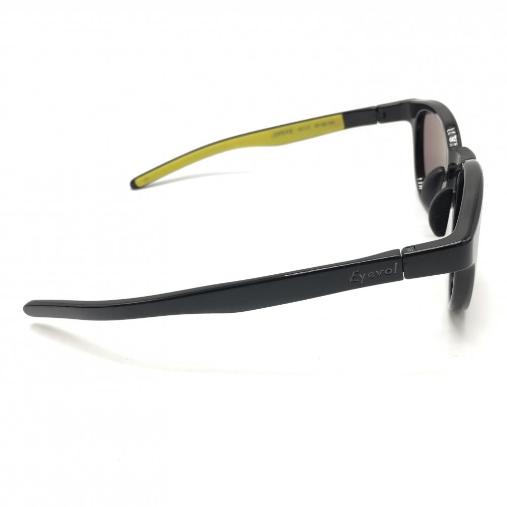 【美品】アイヴォル サングラス 黒 LEIFER Ⅱ BK-LY 内側イエロー ケース付き ゴルフ Eyevol 美品】アイヴォル サングラス 黒 LEIFER Ⅱ BK-LY 内側イエロー