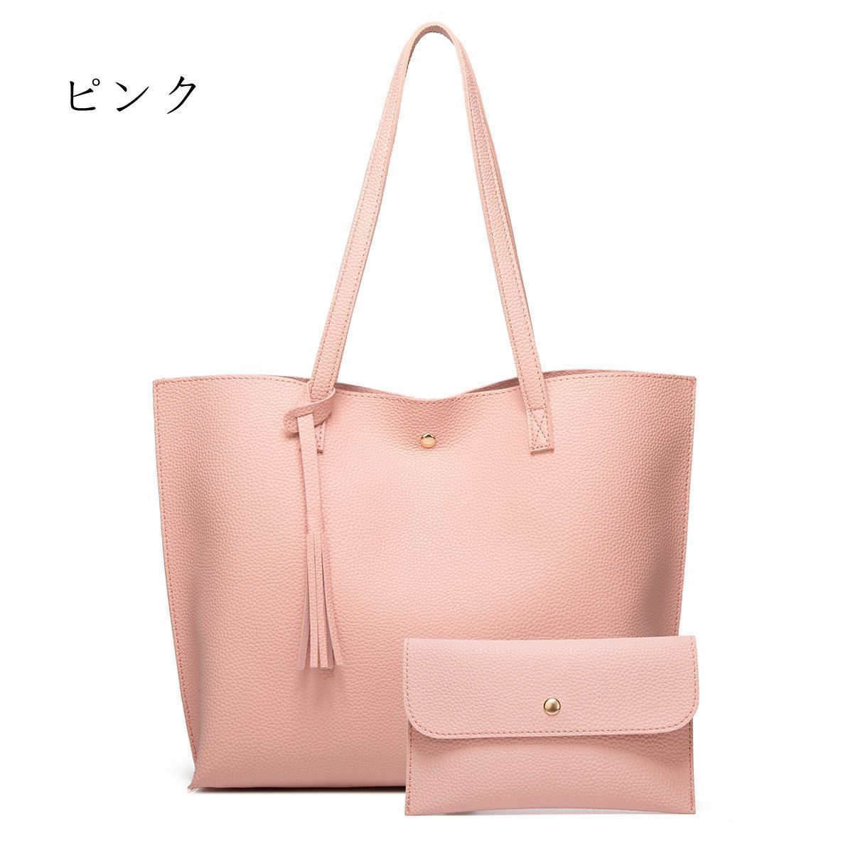 トートバッグ レディース A4サイズ PUレザー 大きめ かわいい