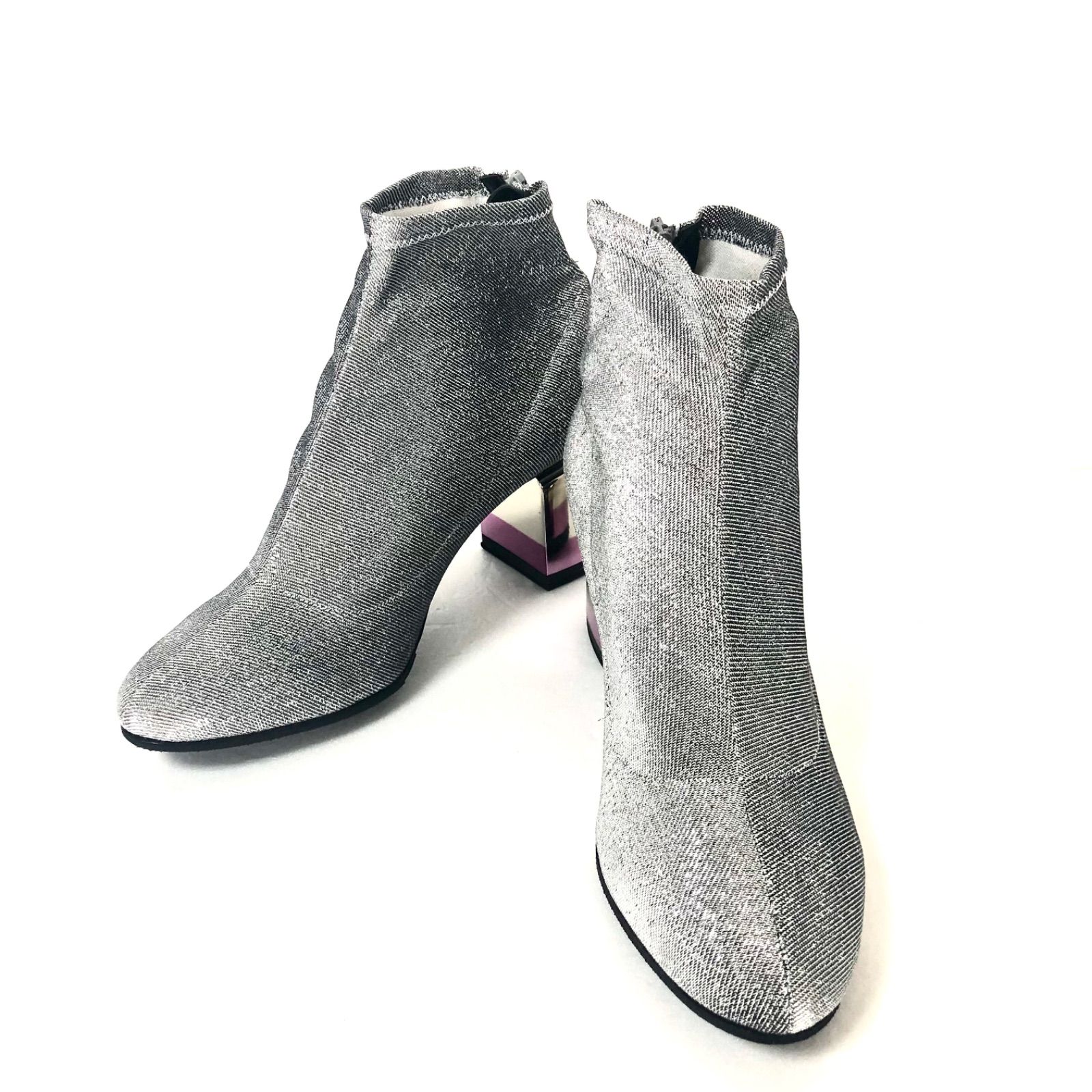 グリッターショートブーツ サイズ36 代官山)MM6 エムエムシックス