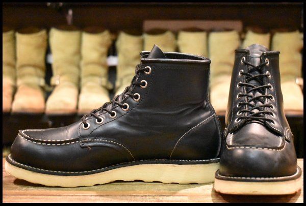 7.5D 良品 07年】レッドウィング 8130 アイリッシュセッター 黒