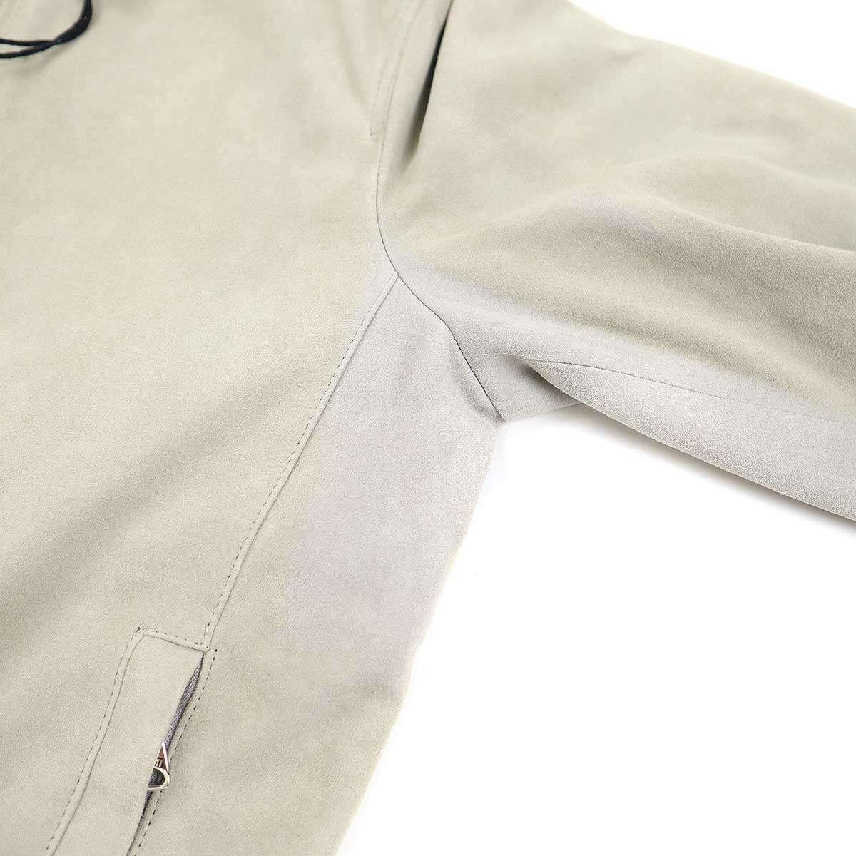 ★エンメティJURI44トープ　グレージュ EMMETI エンメティ JURI SILVER スウェードレザージャケット