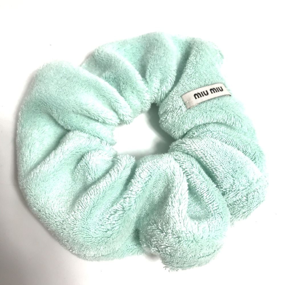 MIUMIU ミュウミュウ シュシュ ロゴ パイル 5IF024 コットン - メルカリ