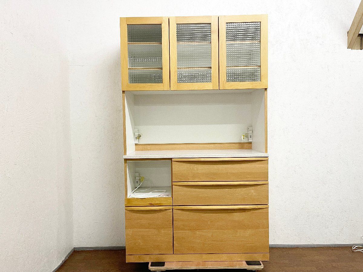 Huexx専用 R387 堀田木工 キッチンカウンターキッチンボード幅116cm 楽天市場】食器棚 幅120 120cm 収納 キッチンボード 台 棚 完成