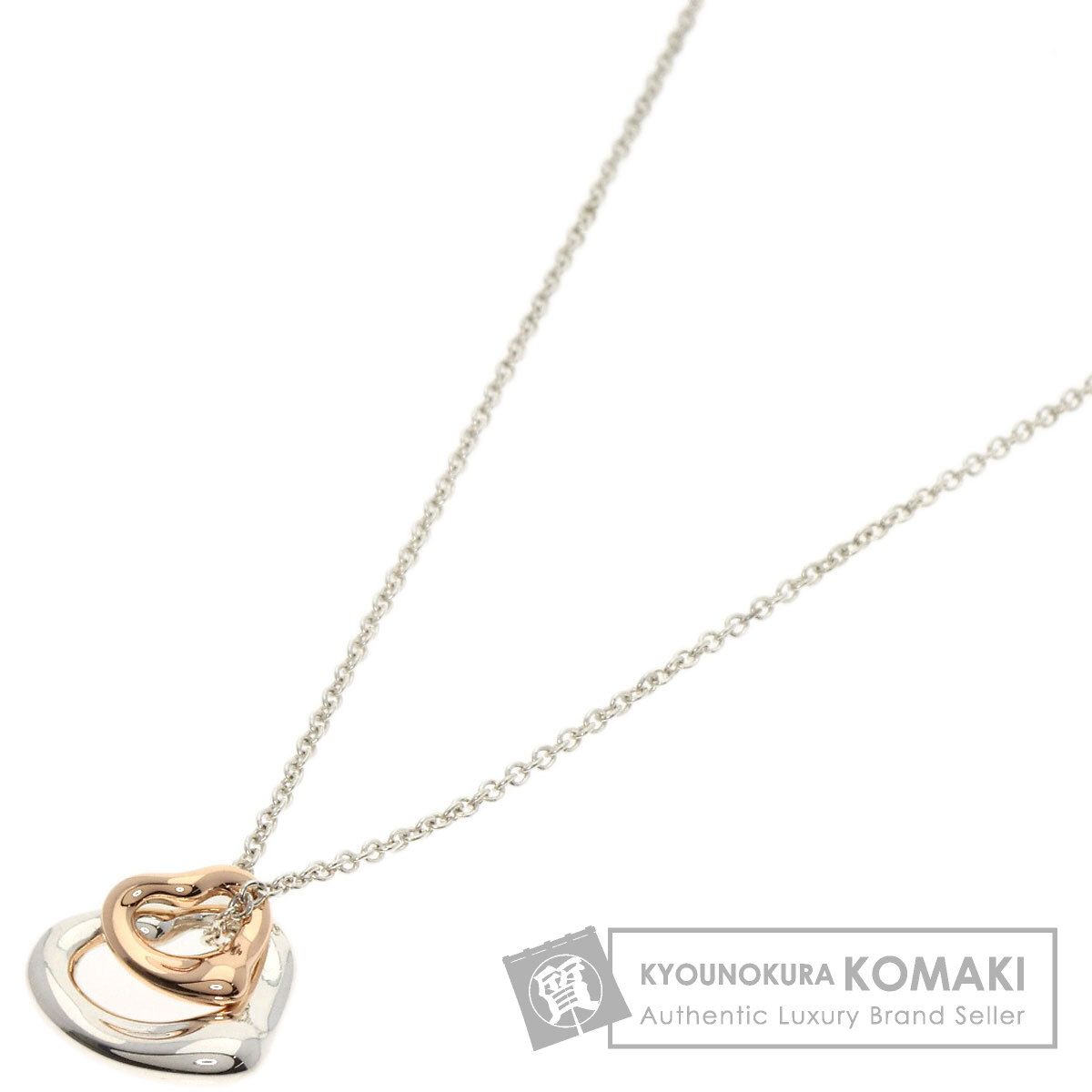 TIFFANY&Co. ティファニー ダブルスモール オープンハート ネックレス 