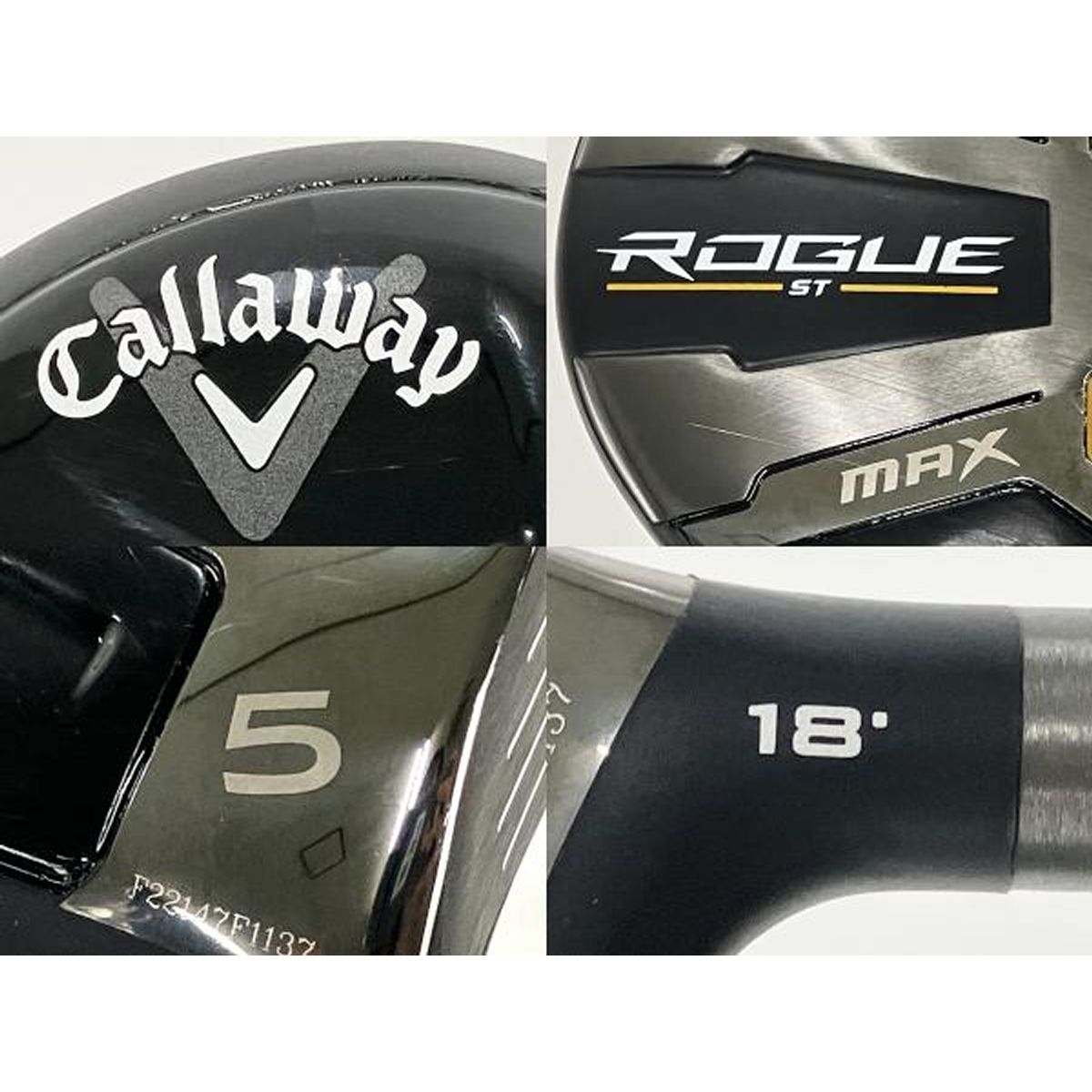 Callaway Rogue ST Max 5番ウッド 18度Rシャフト