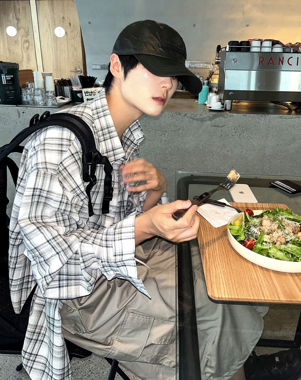 [COSYHARU公式] Delu Gradation Check Overshirt 送料・関税込み COSYHARU公式] Deluグラデーションチェックオーバーシャ​​ツ