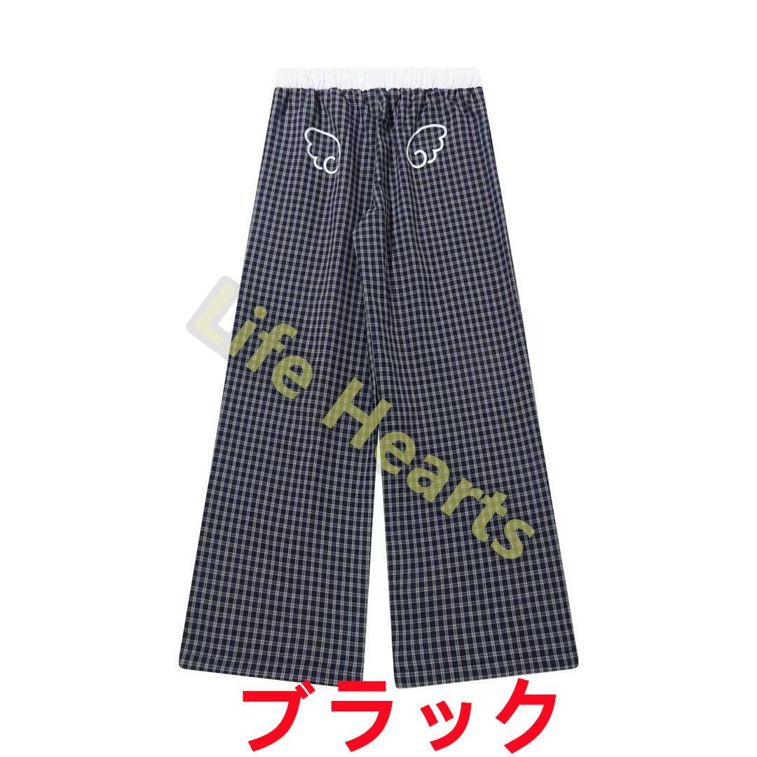 AEAE ストライプ柄ワイドパンツ 羽 AEAE ストライプ柄ワイドパンツ 羽