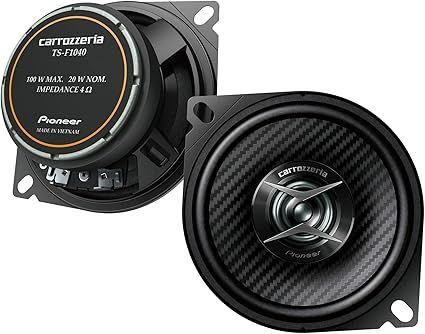 Pioneer パイオニア スピーカー TS-F1040-2 10cm カスタムフィットスピーカー コアキシャル2ウェイ ハイレゾ対応 カロッツェリア