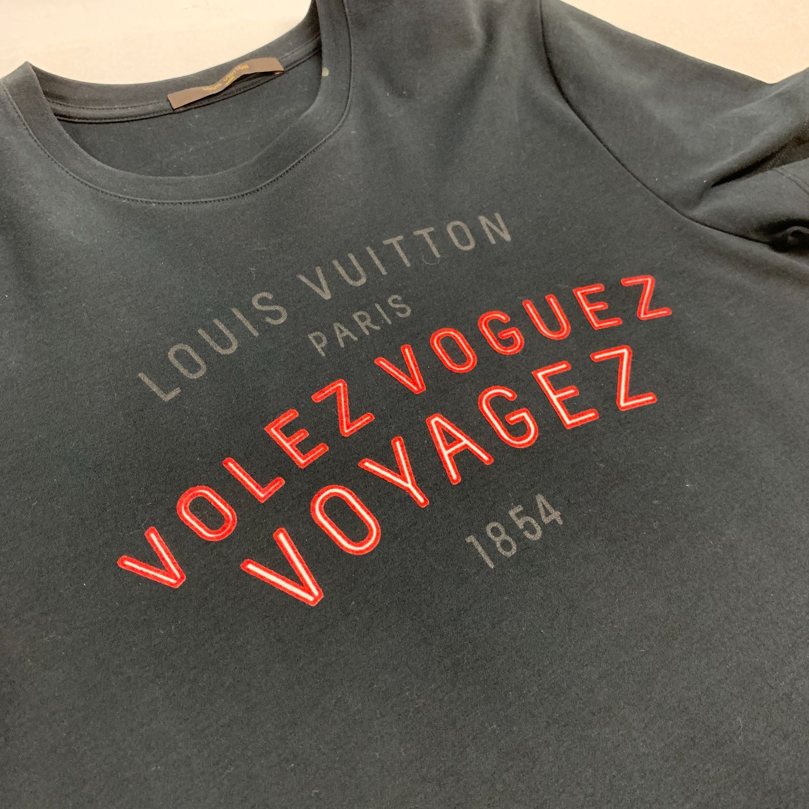 ◇ LOUIS VUITTON VOLEZ VOGUEZ VOYAGEZ 半袖 シャツ Sサイズ