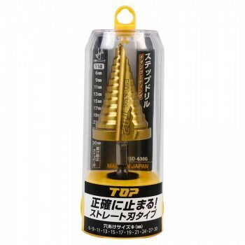 六角シャンクステップドリル チタン