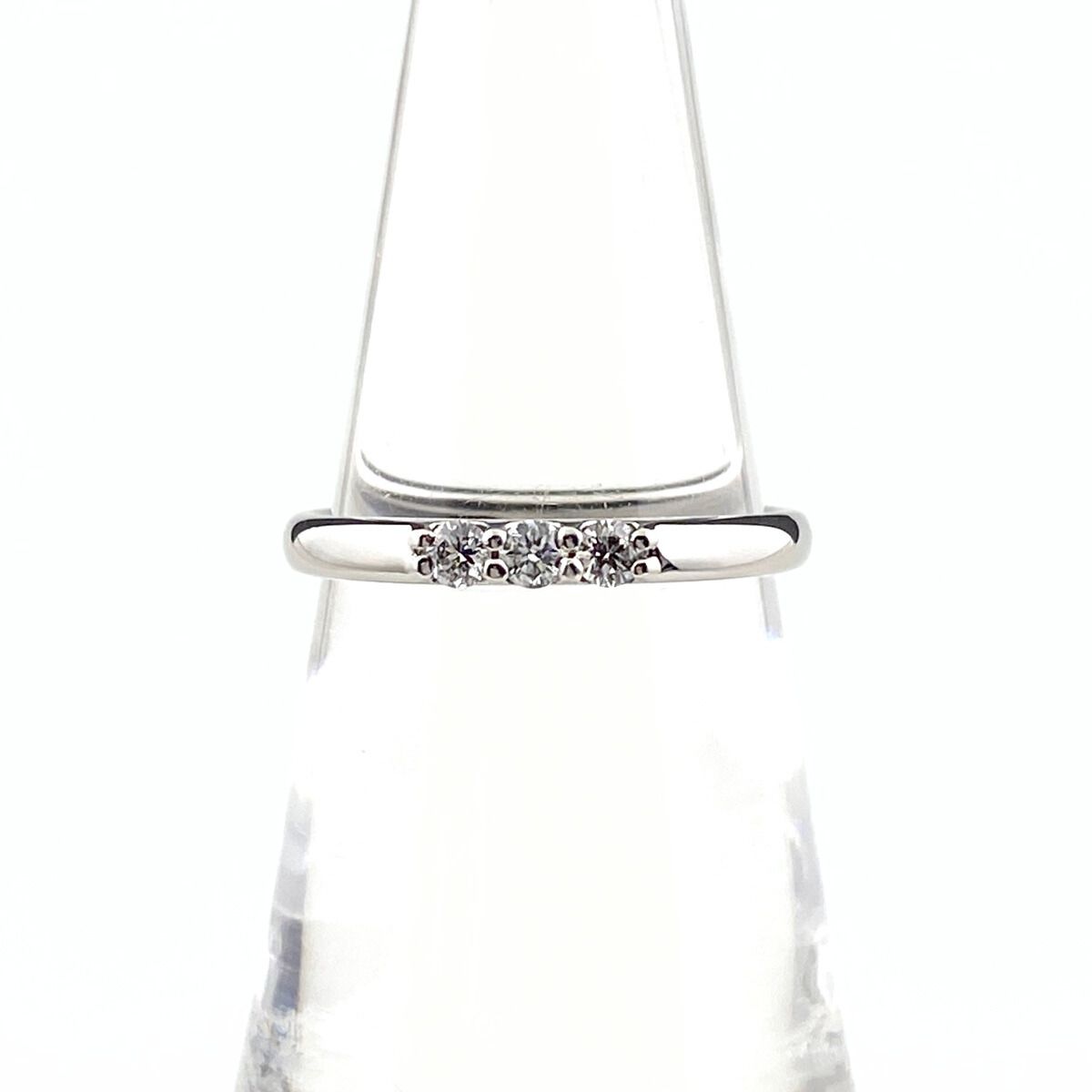 スタージュエリー STAR JEWELRY メレダイヤ デザインリング プラチナ 指輪 リング 8.5号 Pt950 ダイヤモンド レディース