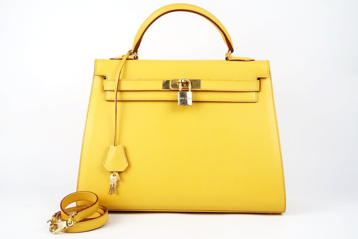 美品】HIGH CLASS ハイクラス ケリー32型 2WAYショルダー ハンドバッグ 