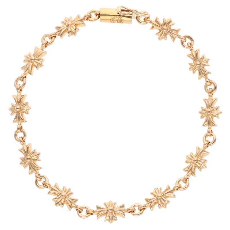 クロムハーツ 22K TNY E CH PLS/タイニーECHプラス ゴールド