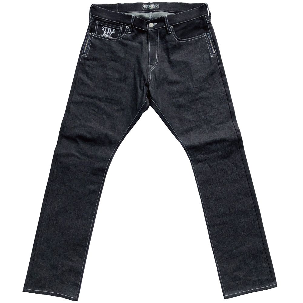 STYLEKEY スタイルキー デニムパンツ CHRONICLE SLIM DENIM PANTS(SK23SP-PT01) メンズ ストリート系 ヒップホップ B系 レゲエ ロック バンド 大きいサイズ