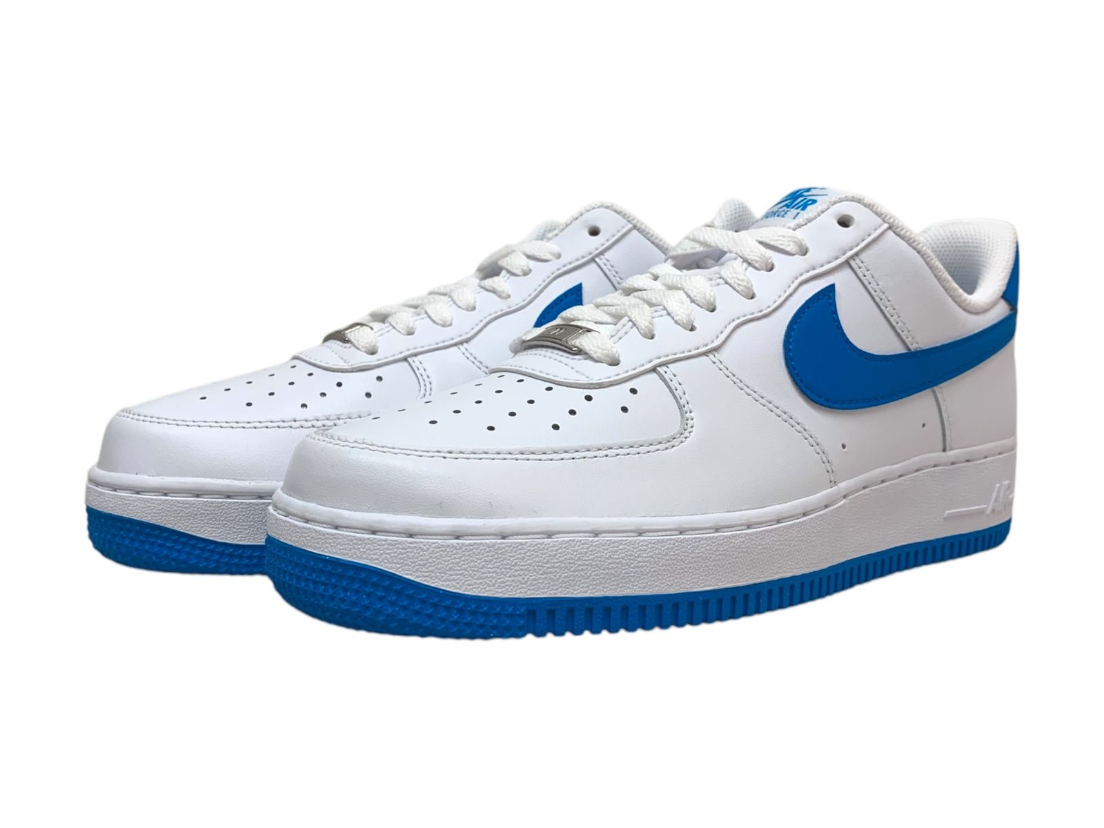 NIKE (ナイキ) AIR FORCE 1 07 エア フォース スニーカー FJ4146-103 26cm US8 ｗhite photo Blue ホワイト フォトブルー メンズ/091