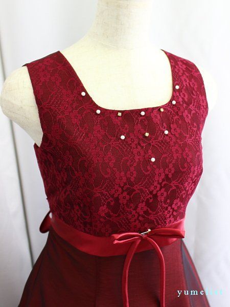 ゆめりすと　クラシック☆カトヴィツェv4 ネイビー　13号150㎝ ゆめりすと カトヴィツェv4 ネイビー 150 (13)：演奏会発表会用ドレス