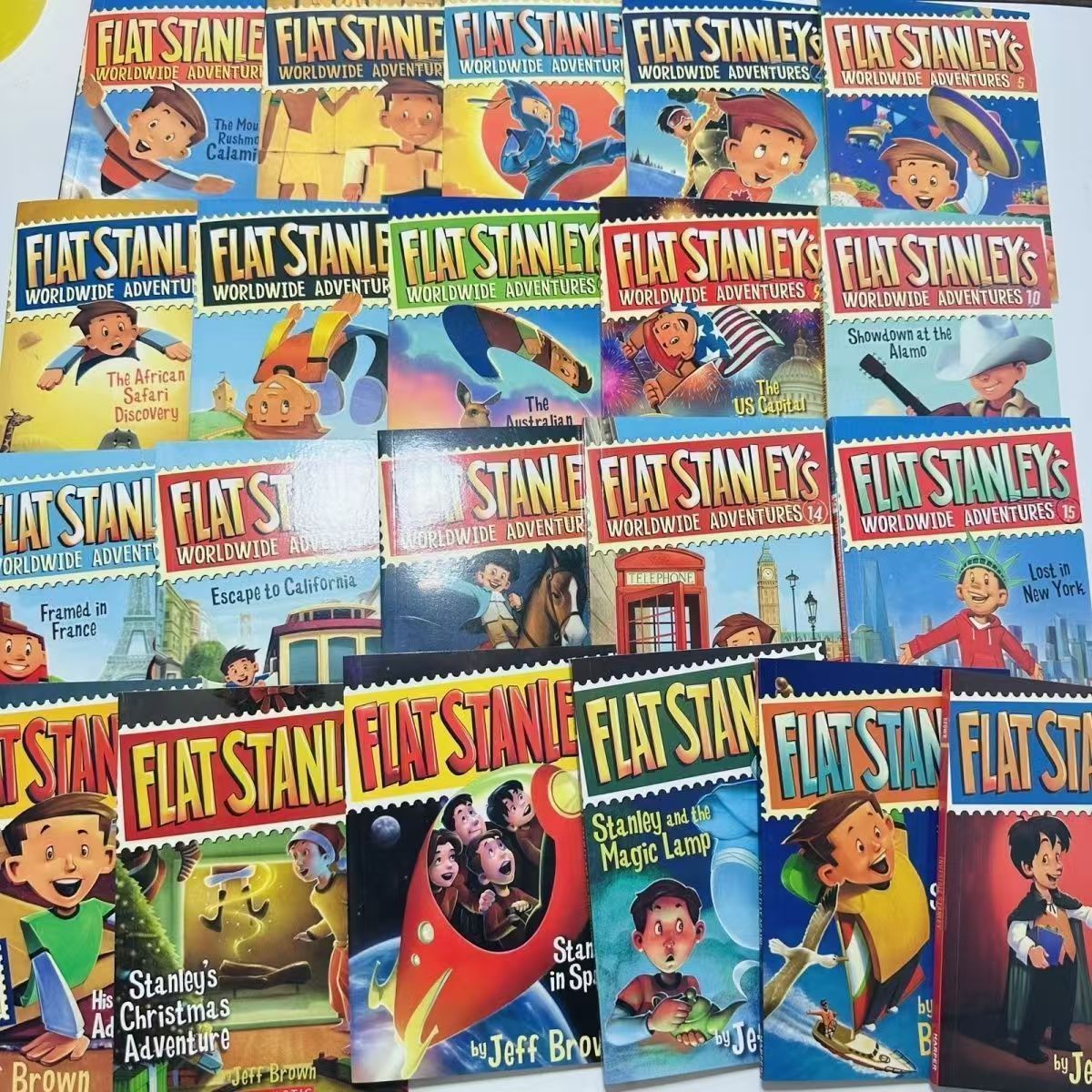 【最新版】Flat Stanley コレクション 英語　絵本 21冊セット The FLAT STANLEY Collection 英語絵本21冊 - メルカリ
