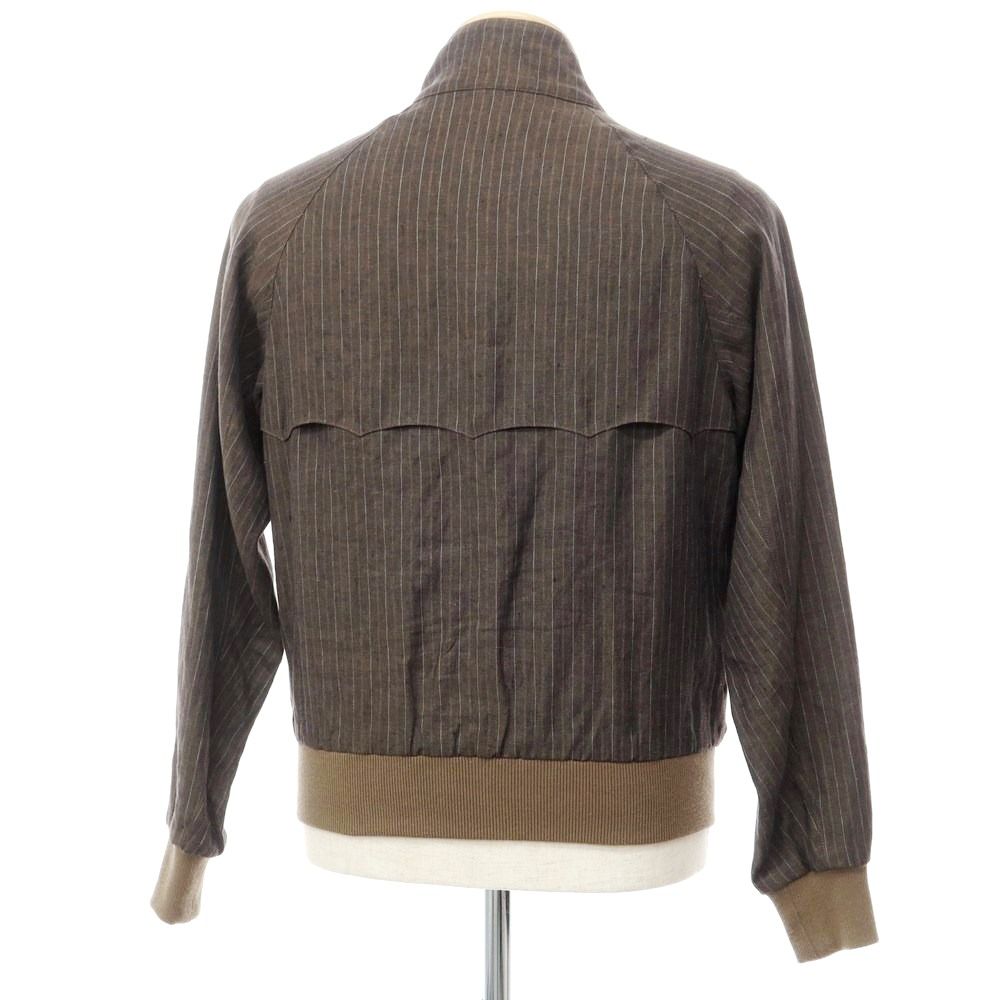 中古】バラクータ BARACUTA G9 リネン ストライプ スイングトップ