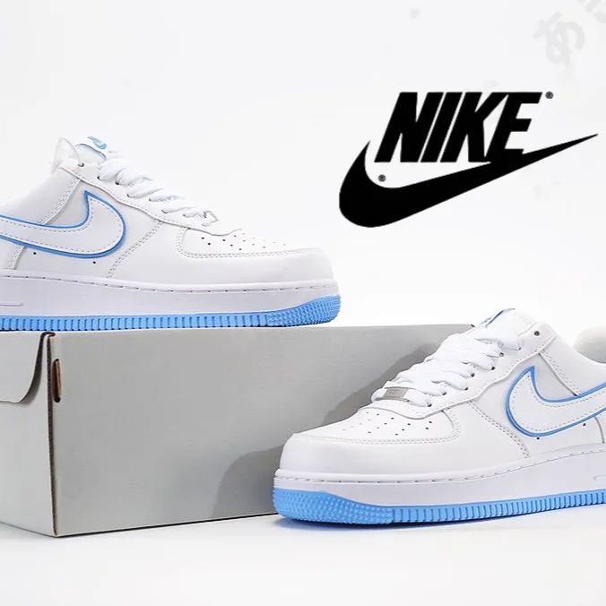 新品 ✅NIKE ナイキ スニーカー NIKE エア フォース 1 07 AIR FORCE 1 07 ホワイト/ホワイト/ユニバーシティブルー DV0788-105 メンズ レディース 男女兼用 並行輸入品