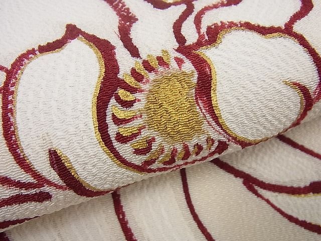 平和屋本店□極上人間国宝 森口華弘 蒔糊友禅 蒔糊散らし 九寸名古屋帯