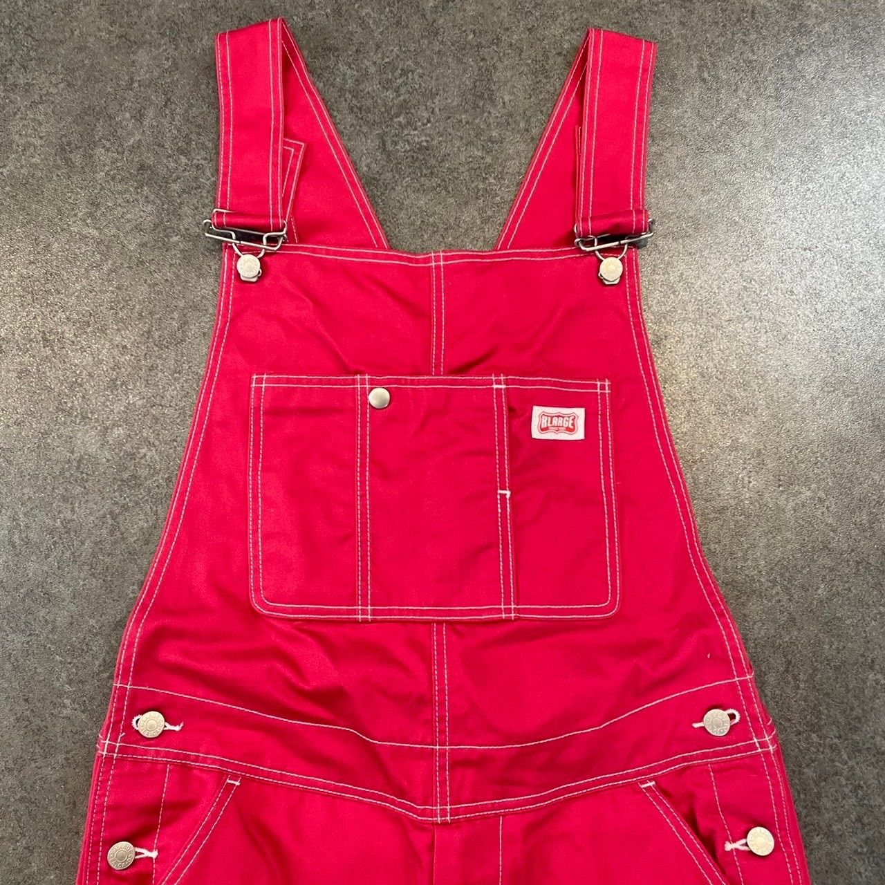 X-LARGE XLARGE Denim OVERALL Red エクストララージ デニム オーバーオール サロペット レッド ユニセックス 01193603