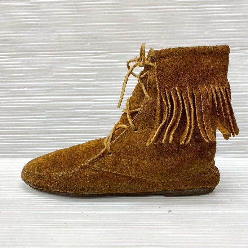 レディース ミネトンカ Minnetonka スエード レザー ショートブーツ 