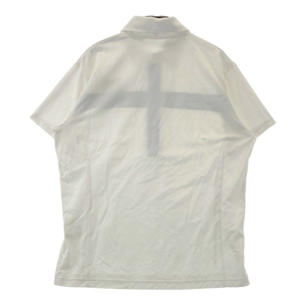 サイズ：3 DANCE WITH DRAGON ダンスウィズドラゴン  半袖ポロシャツ ボタンダウン  ホワイト系 [240101463217] ゴルフウェア メンズ ストスト サイズ：3 DANCE WITH DRAGON ダンスウィズドラゴン 半袖