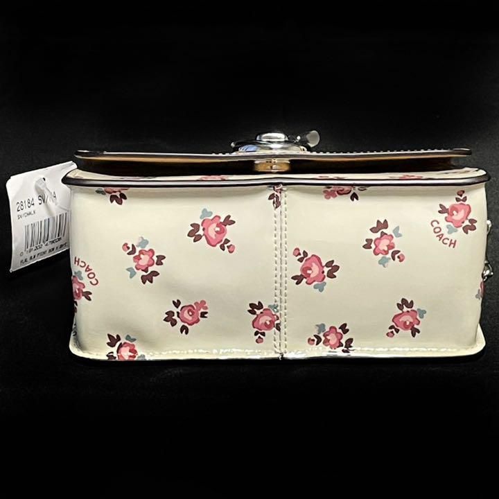 COACH コーチ 28184 フラワーモチーフ チェーンショルダーバッグ