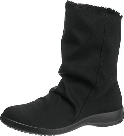 ASAHI アサヒシューズ TDY3998 BKスエード 22.5 AF39981 BLK | 22.5cm 靴 シューズ 婦人靴 スエード調 ボア付 ミドルブーツ 全天候対応 雨 雪 晴雨兼用 防水 ベーシック シンプル カジュアル レディース ファッション