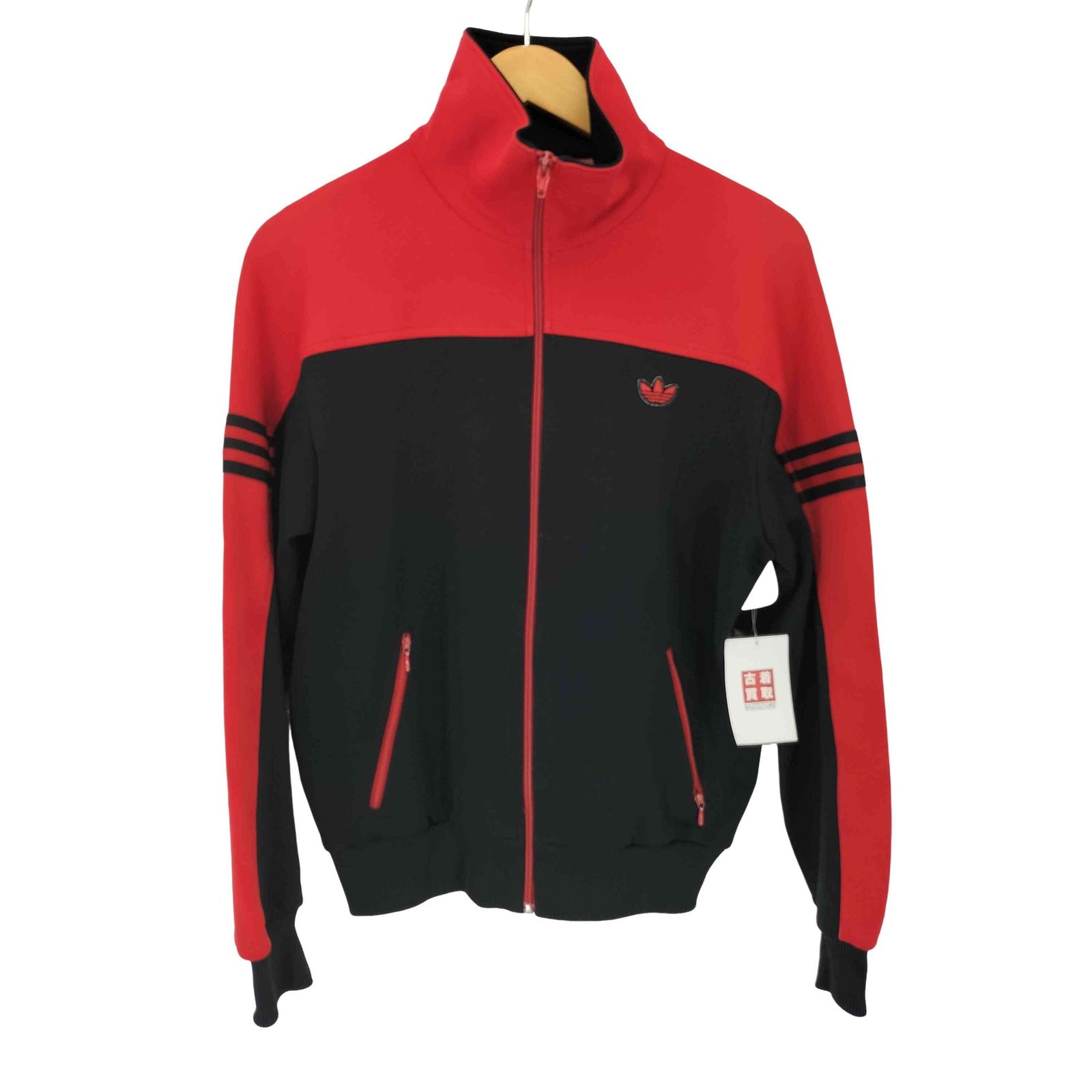 80´s 西ドイツ時代 アディダス トラックジャケット 4号 赤 80´s 西ドイツ時代 アディダス トラックジャケット 4号 赤