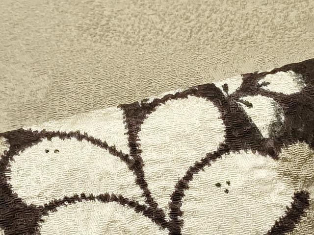 平和屋着物＊夏物 八寸名古屋帯 成り物 銀糸 正絹 逸品 CAAW6860fb