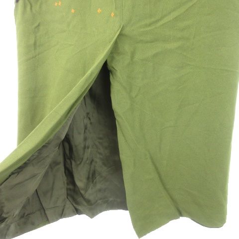 DRIES VAN NOTEN ひざ丈スカート 黄緑 2007723L0209 ドリスヴァンノッテン DRIES VAN NOTEN タイトスカート ロング