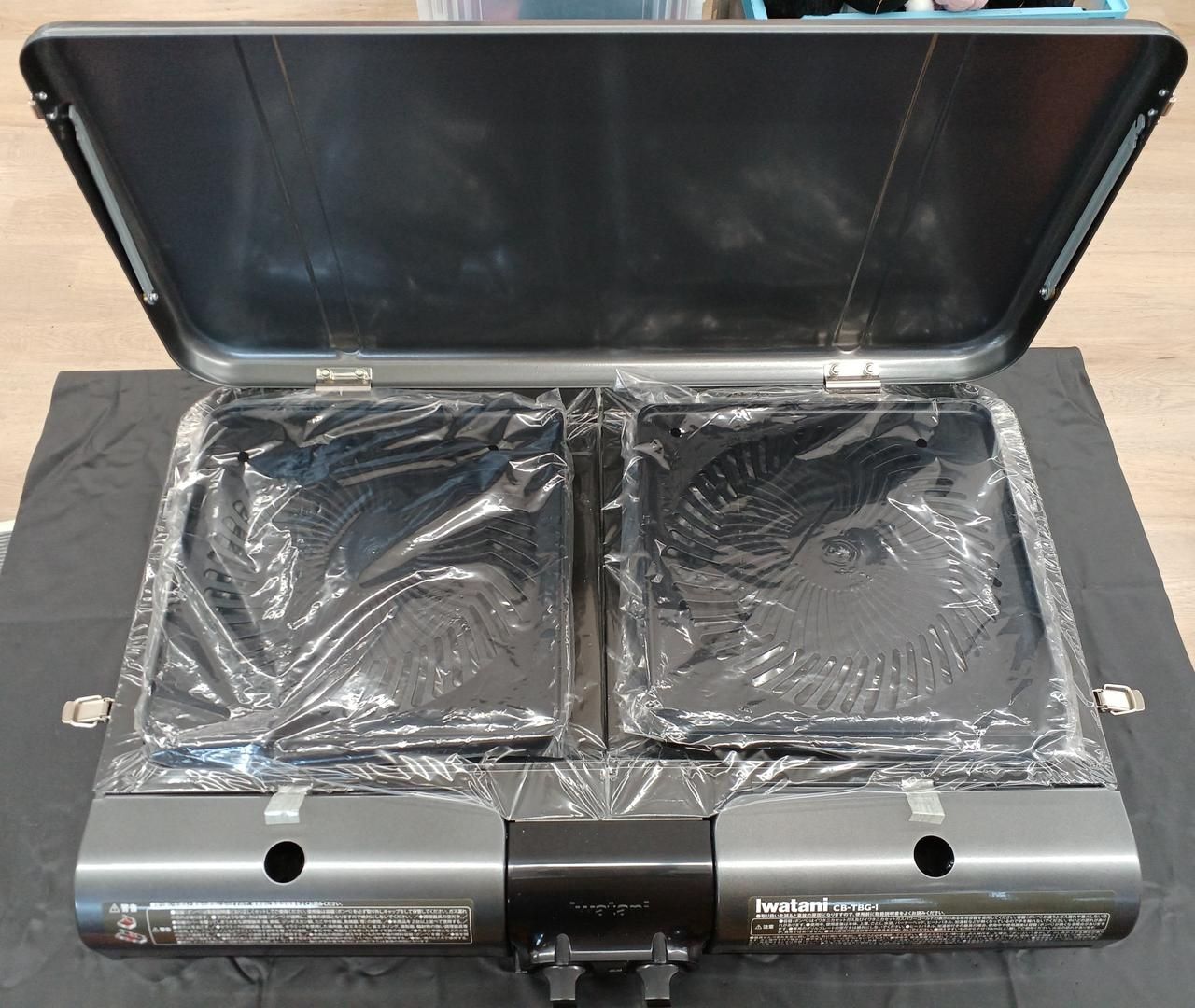 イワタニ マーベラスCBーMVSー1　廃盤品　新品　未使用品 サンセットオレンジ 未使用) Iwatani 廃番 マーベラス カセットフー CB-MVS-1 五徳付