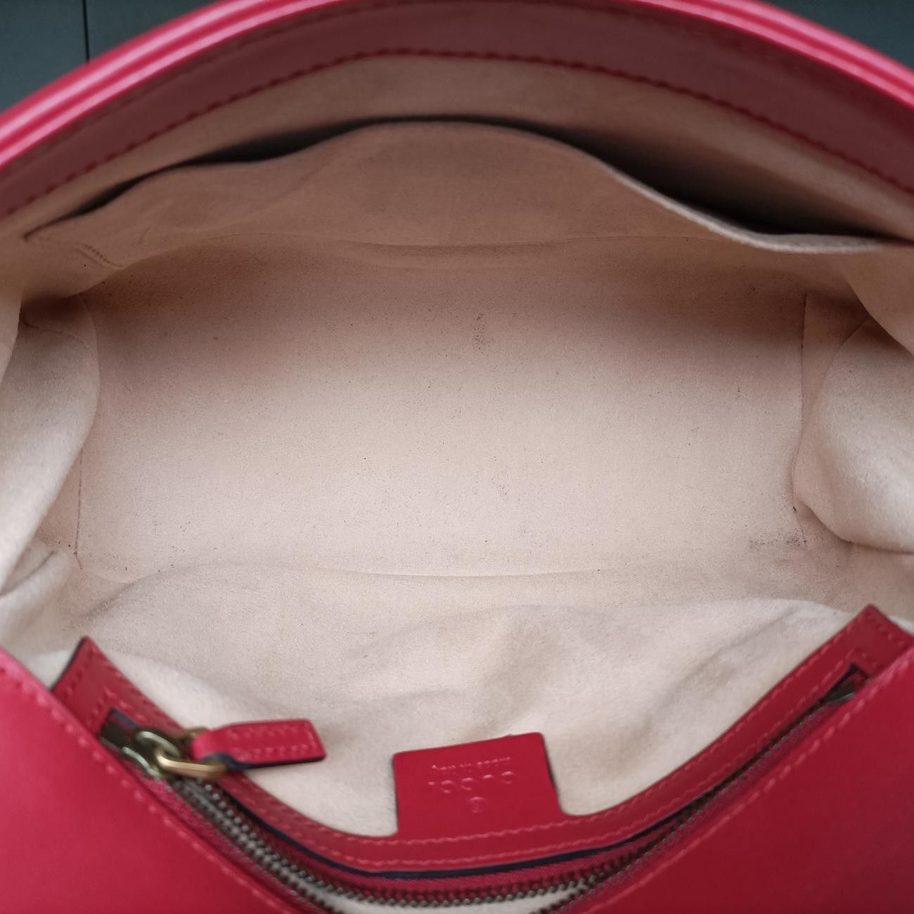 グッチGucciGGマーモントレッドレザー498110H024260694