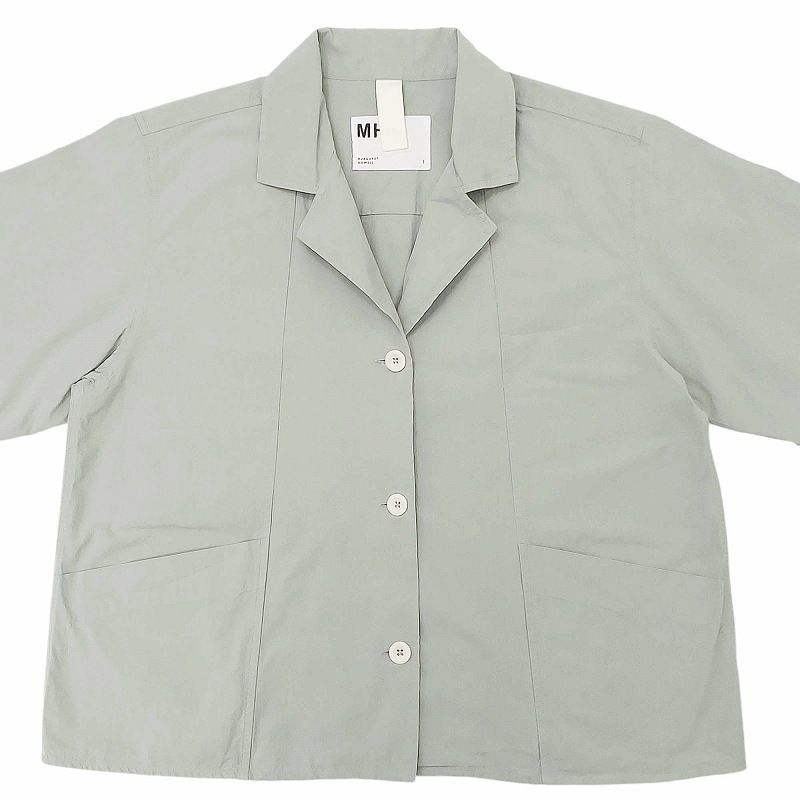 マーガレットハウエル MHL. 美品 24SS WASHED COTTON SHIRTING シャツ  