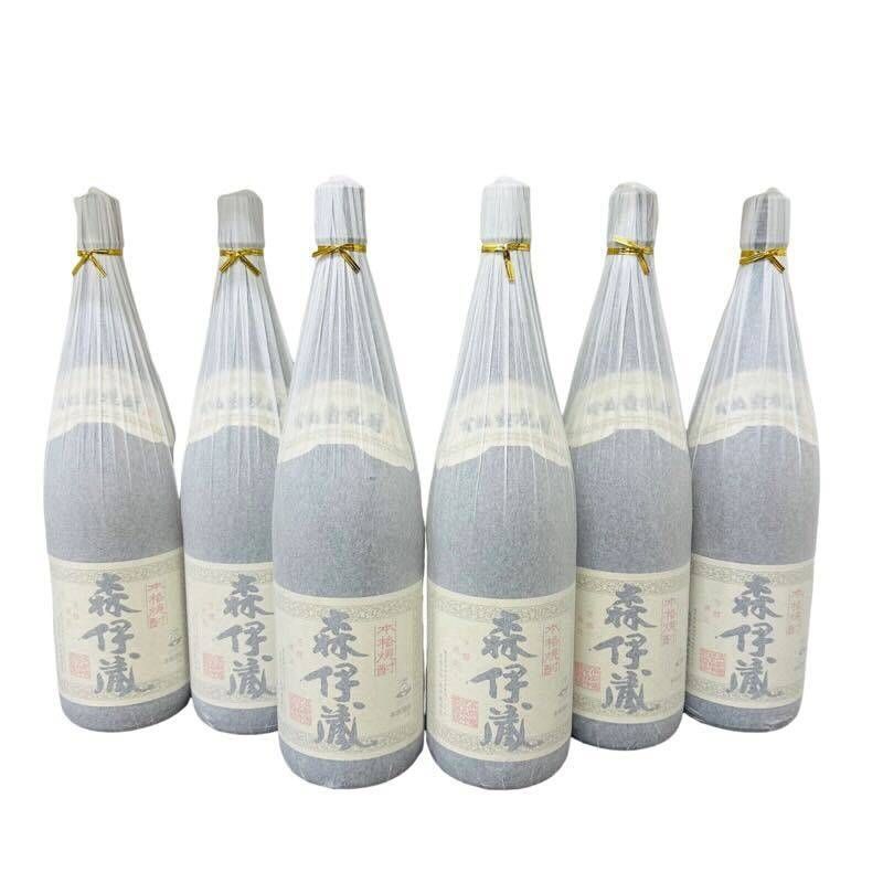 焼酎まとめ売り6本 森伊蔵酒造 森伊蔵 芋焼酎 1800ml 25度 【未開栓】 42404K5-208