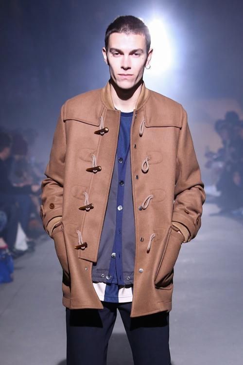 ディスカバード リブネック ダッフル ブルゾン コート 2 M相当 ブラウン