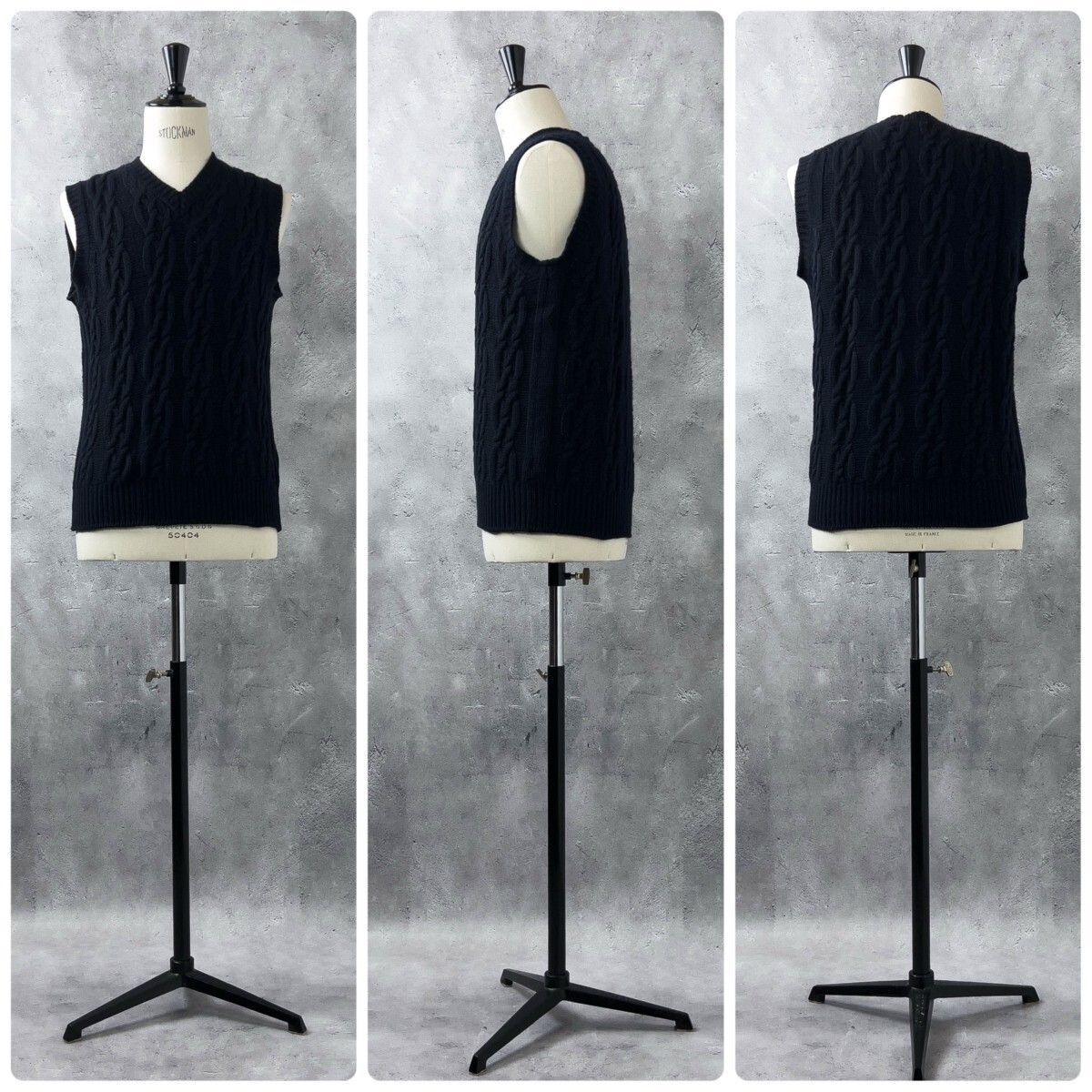 美品 COLOMBO コロンボ / 最高級 カシミヤ Vネック ニット セーター 