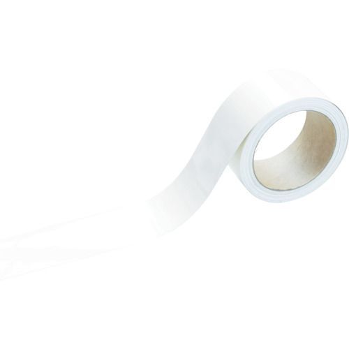 ＴＲＵＳＣＯ 蛍光ラインテープ５０ｍｍｘ３３ｍ ホワイト