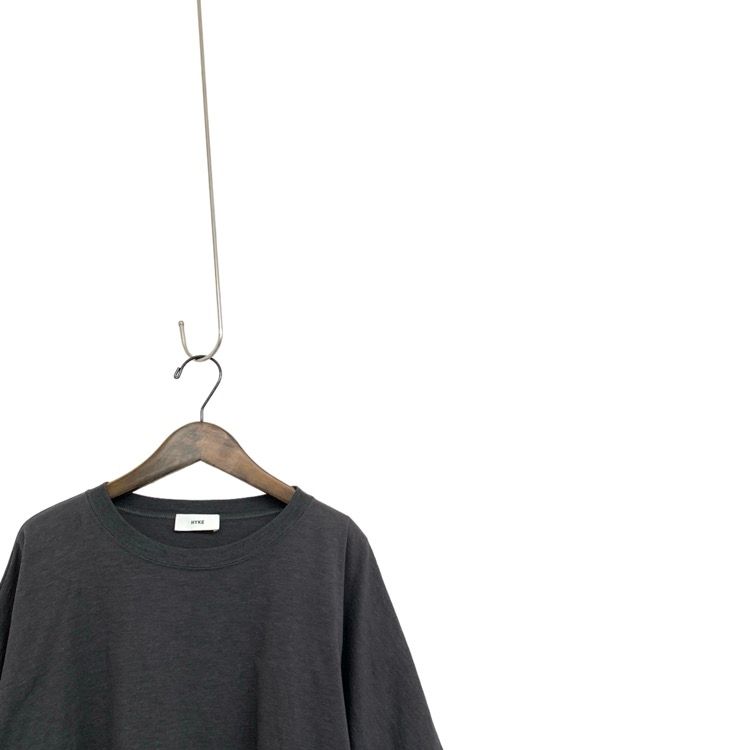 【値下げ】HYKE CORDURA PONCHO T ポンチョＴシャツ 231-12347-012 ホワイト (南船場店) HYKE【ハイク】 CORDURA PONCHO (12347 /WHITE SIZE:F