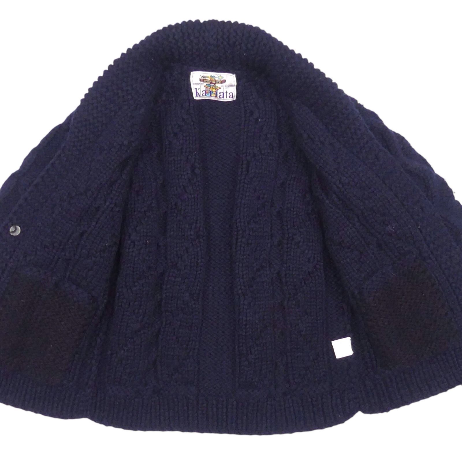 カウチン セーター kanata ニット XL カナダ製 カナタ カーディガン 