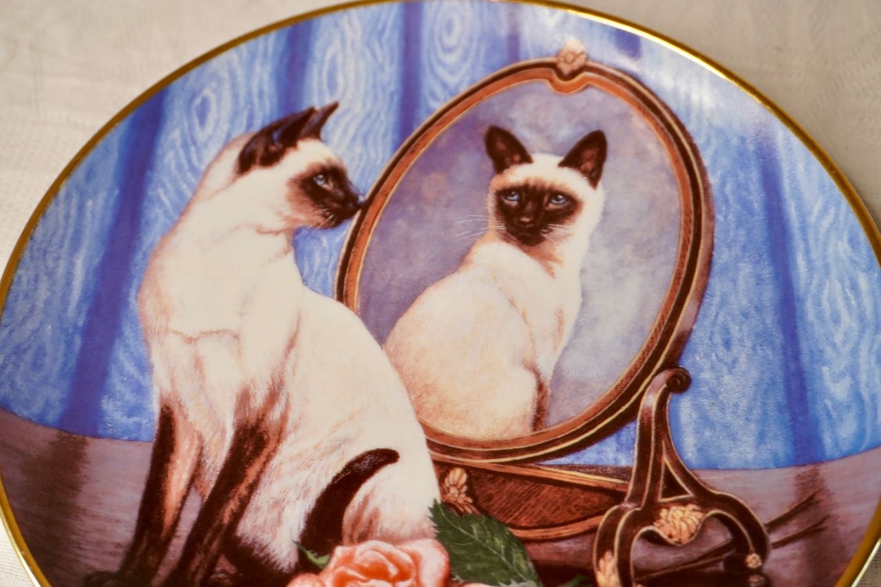 Franklin Mint 猫 絵皿 2枚セット コレクションプレート