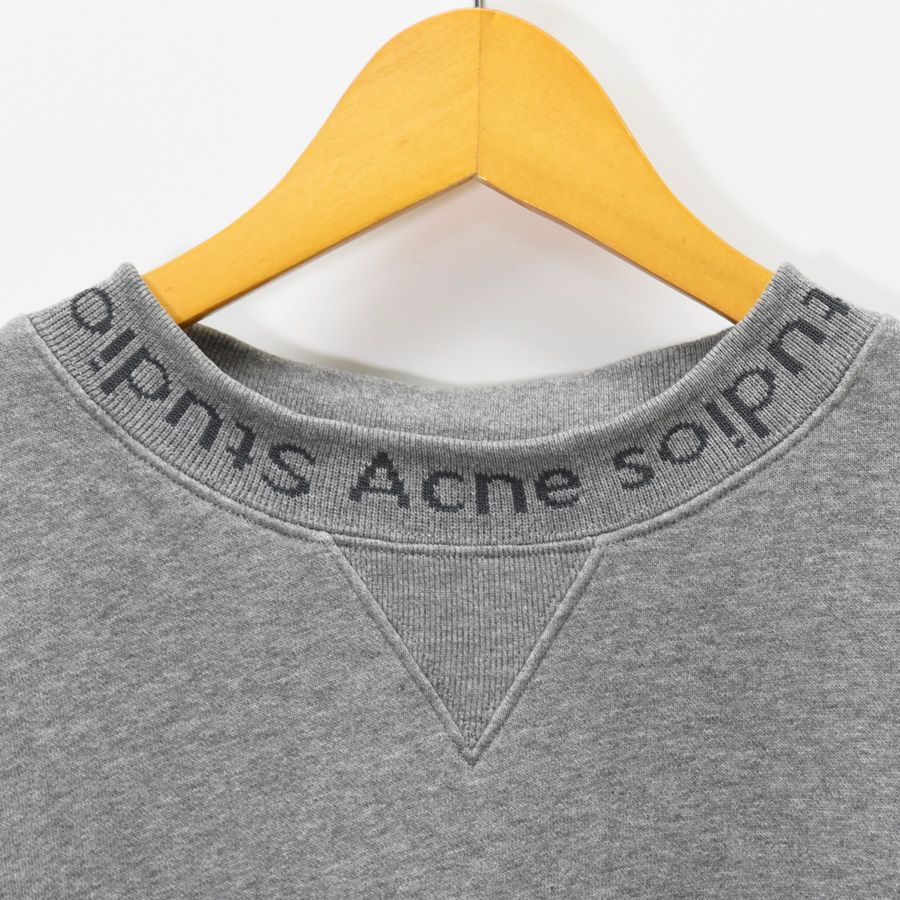 A】Acne Studios アクネ ストゥディオズ FLOGHO ロゴリブ トレーナー