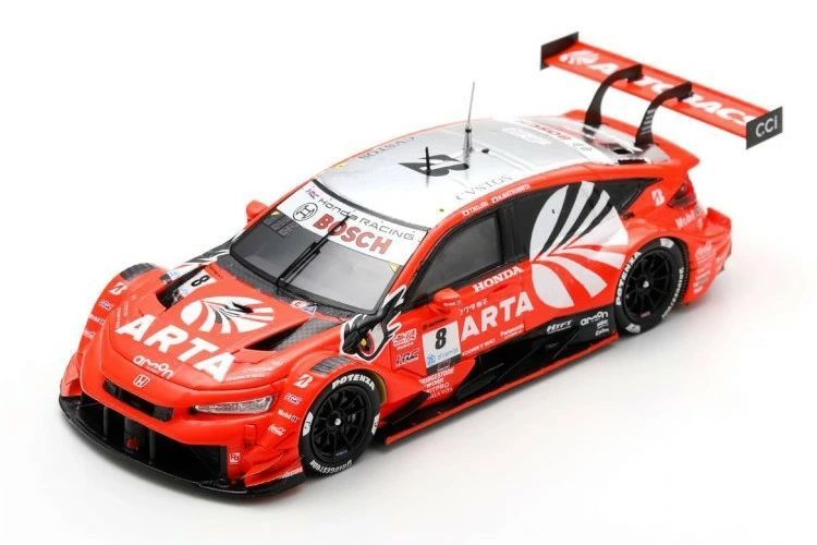 スパーク 1|43 ARTA 無限 シビック タイプ R-GT 8 ARTA GT500 スーパー GT 2025 T.Nojiri|N.Matsushita Spark MUGEN CIVIC TYPE SGT151
