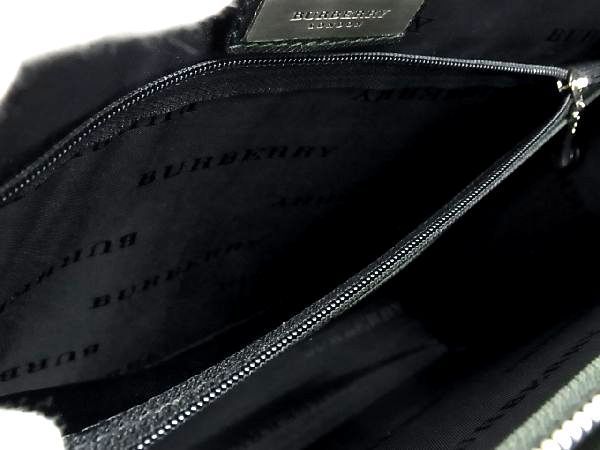 □新品同様□ BURBERRY バーバリー レザー クラッチバッグ セカンド