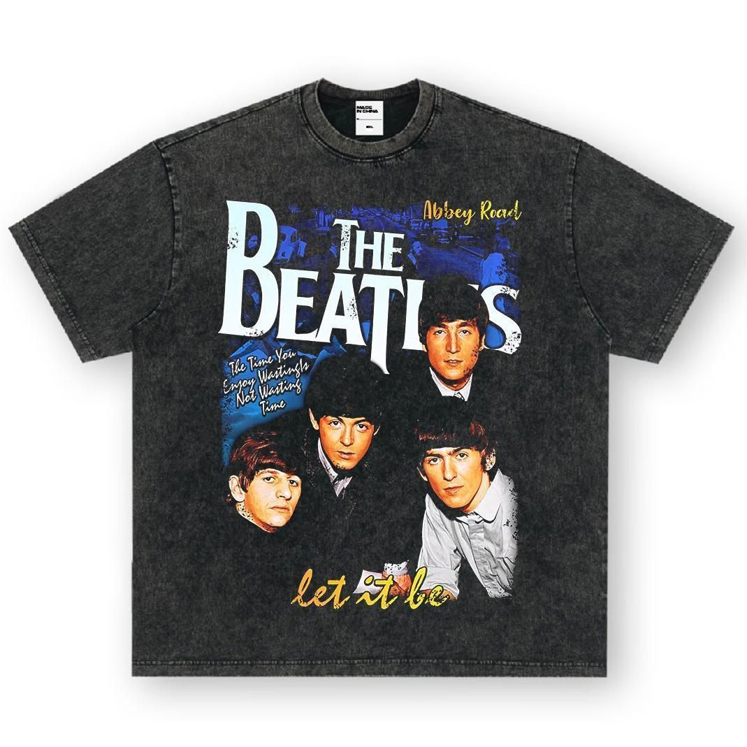 ビートルズ The Beatles ヴィンテージ加工 コットン 半袖 T