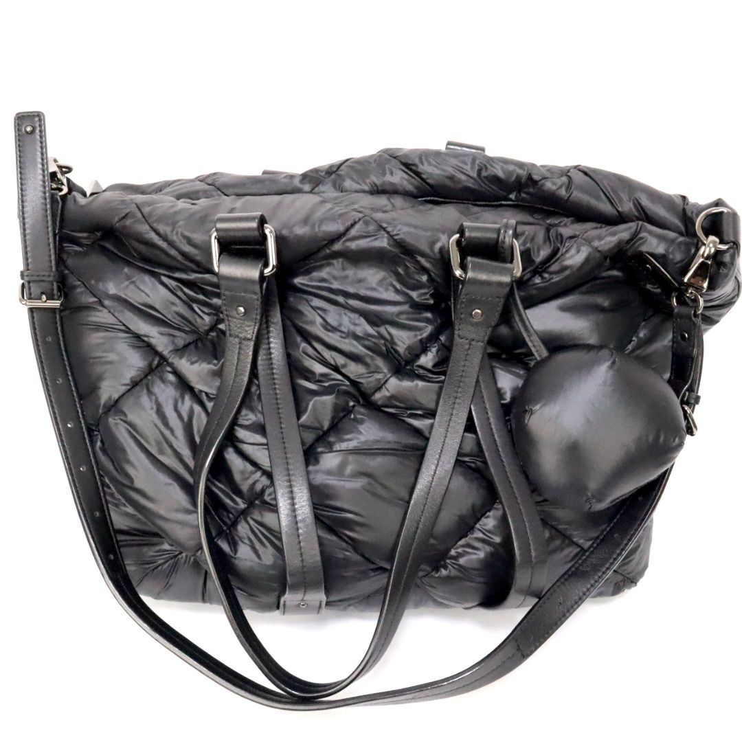 ケンジイケダ KENJIIKEDA 2WAY キルティング トートバッグ 黒